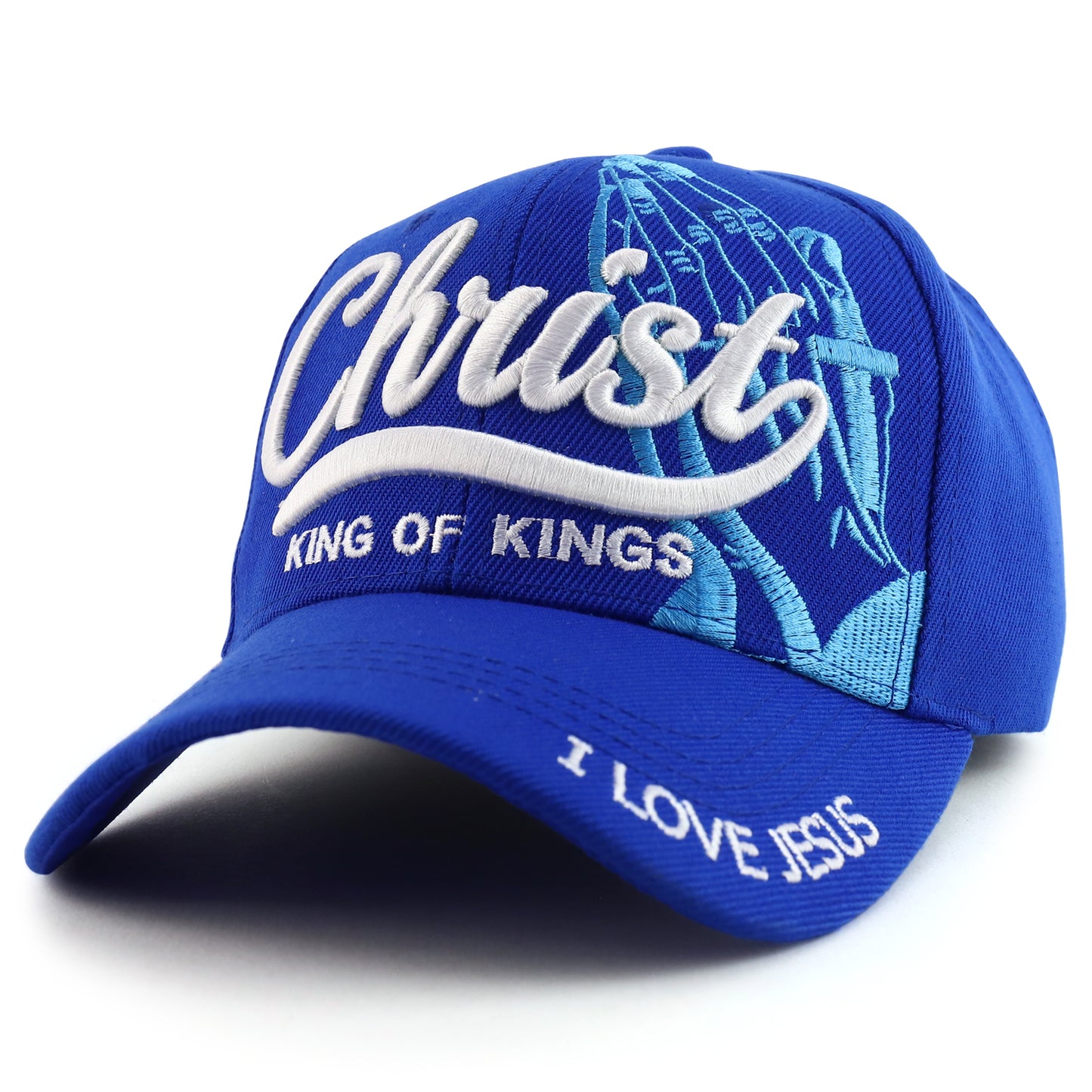 3D Christ King of Kings Embroidered Jesus Christian Ball Cap