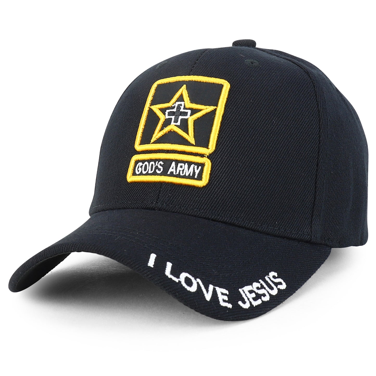 Trendy Apparel Shop Jesus Praying Hand Embroidered Christian Cap