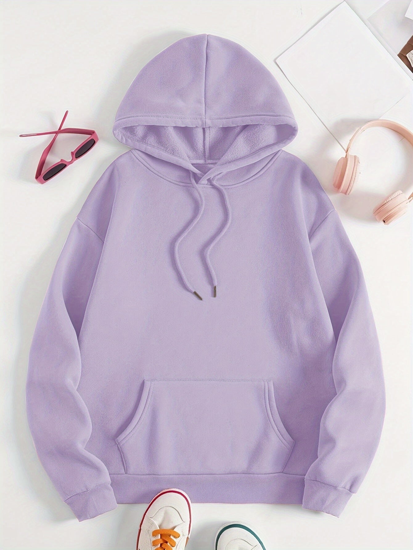 Womens Casual Hoodie Faith Over Fear Alphabet Print
