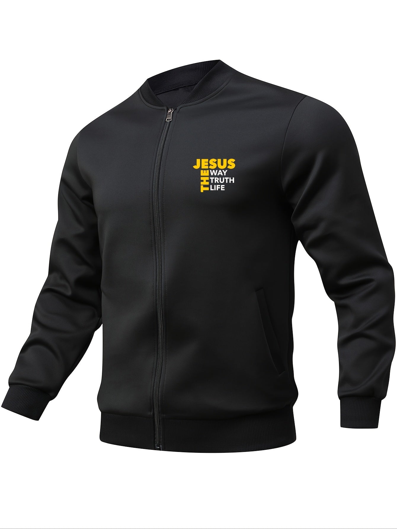 In His Divine Power Bomber Jacket Jesus WayOfSalvation Life