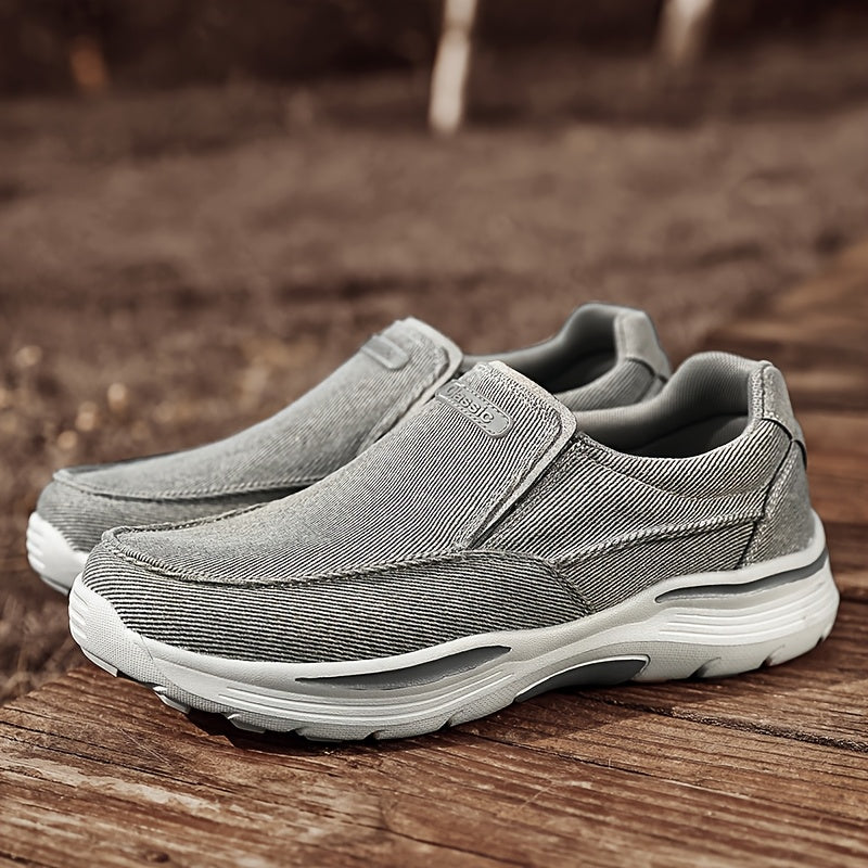 AOPLUS Mens Slip On Loafers Breathable Comfort Shoes