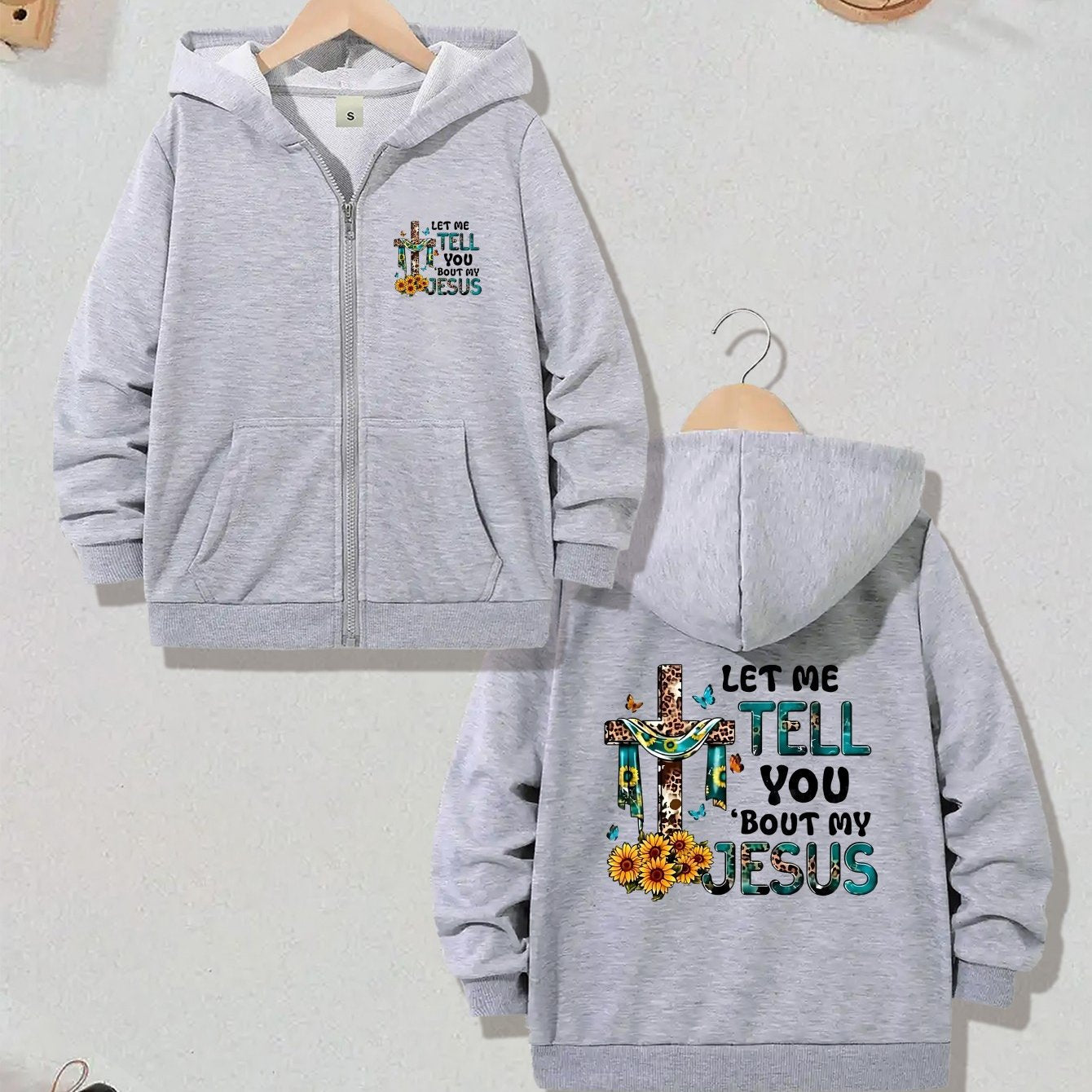 Women's Zip Up Hoodie Let Me Tell You About My Jesus