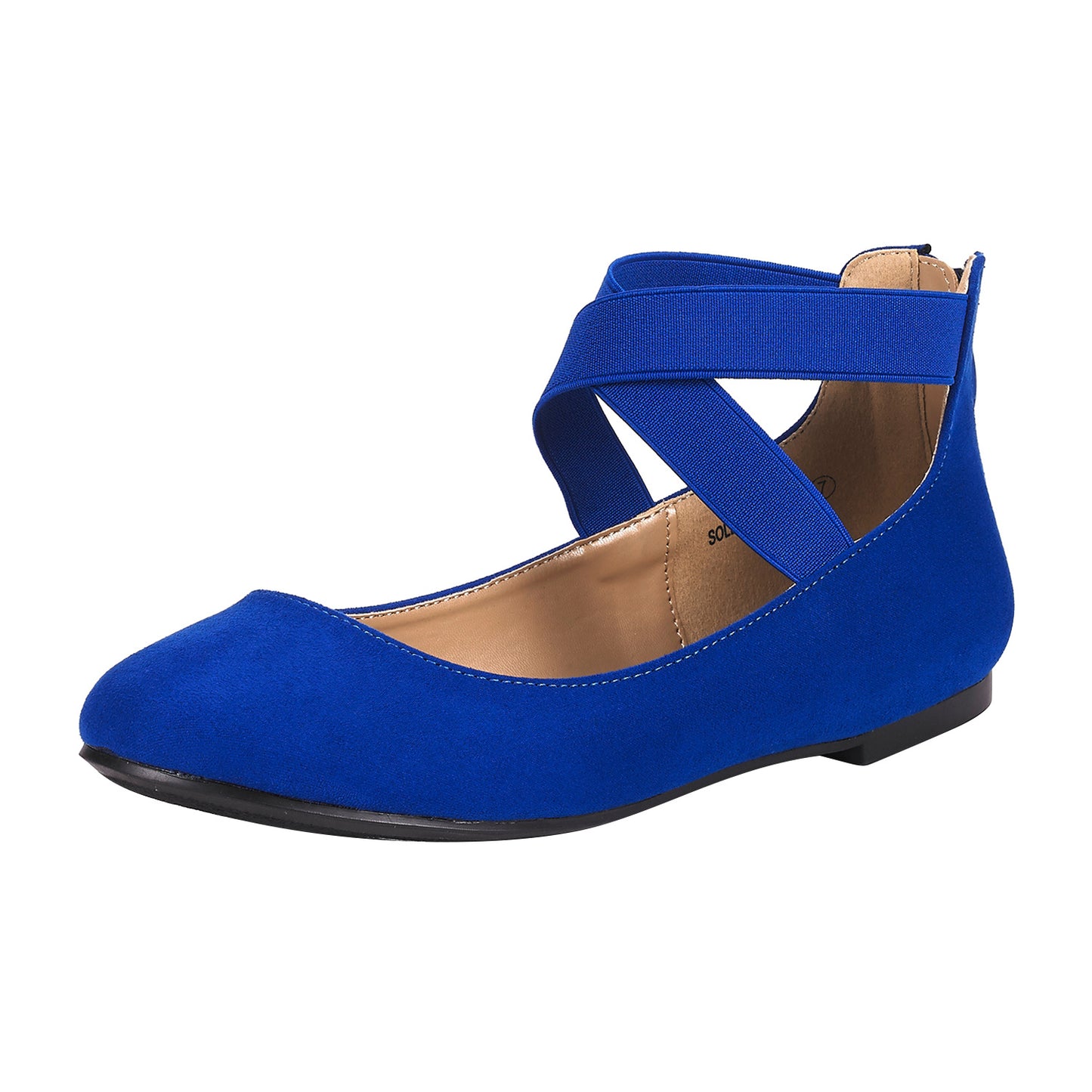 Women's Comfortable Fashion Elastic Ankle Strap Flats Shoes