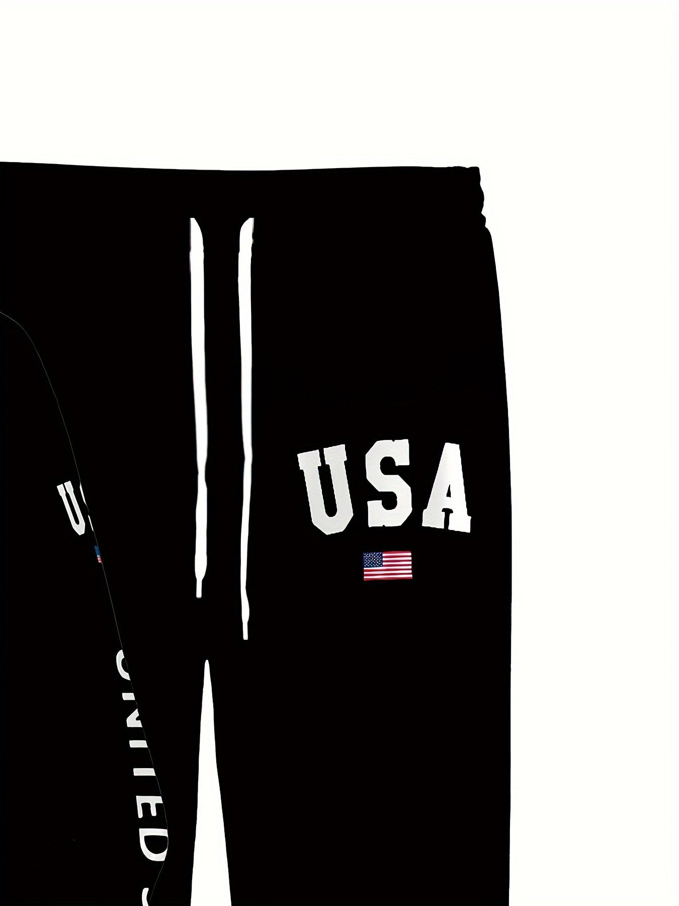Hooded Polyester Joggers Sweatsuit Set for Casual Men