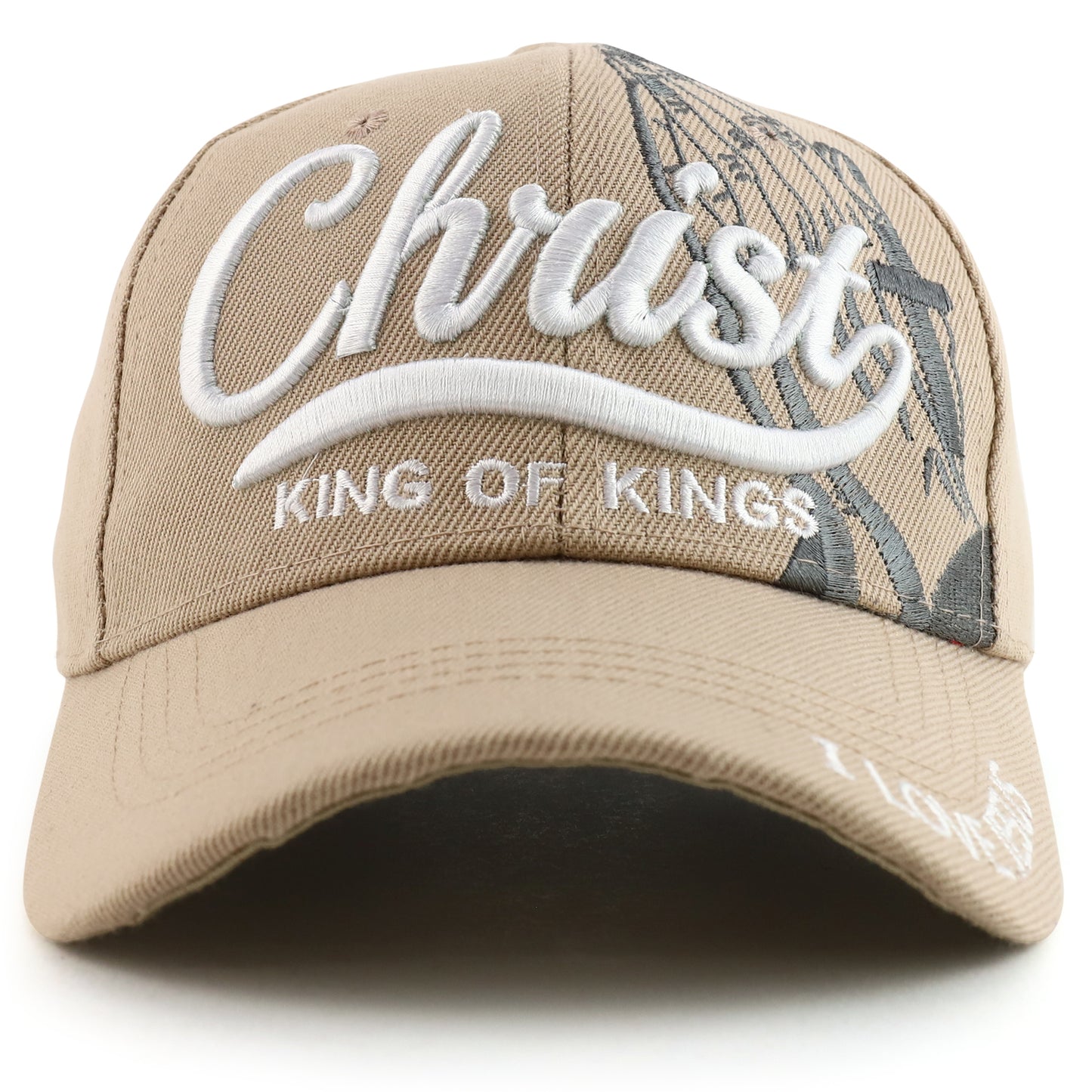 3D Christ King of Kings Embroidered Jesus Christian Ball Cap