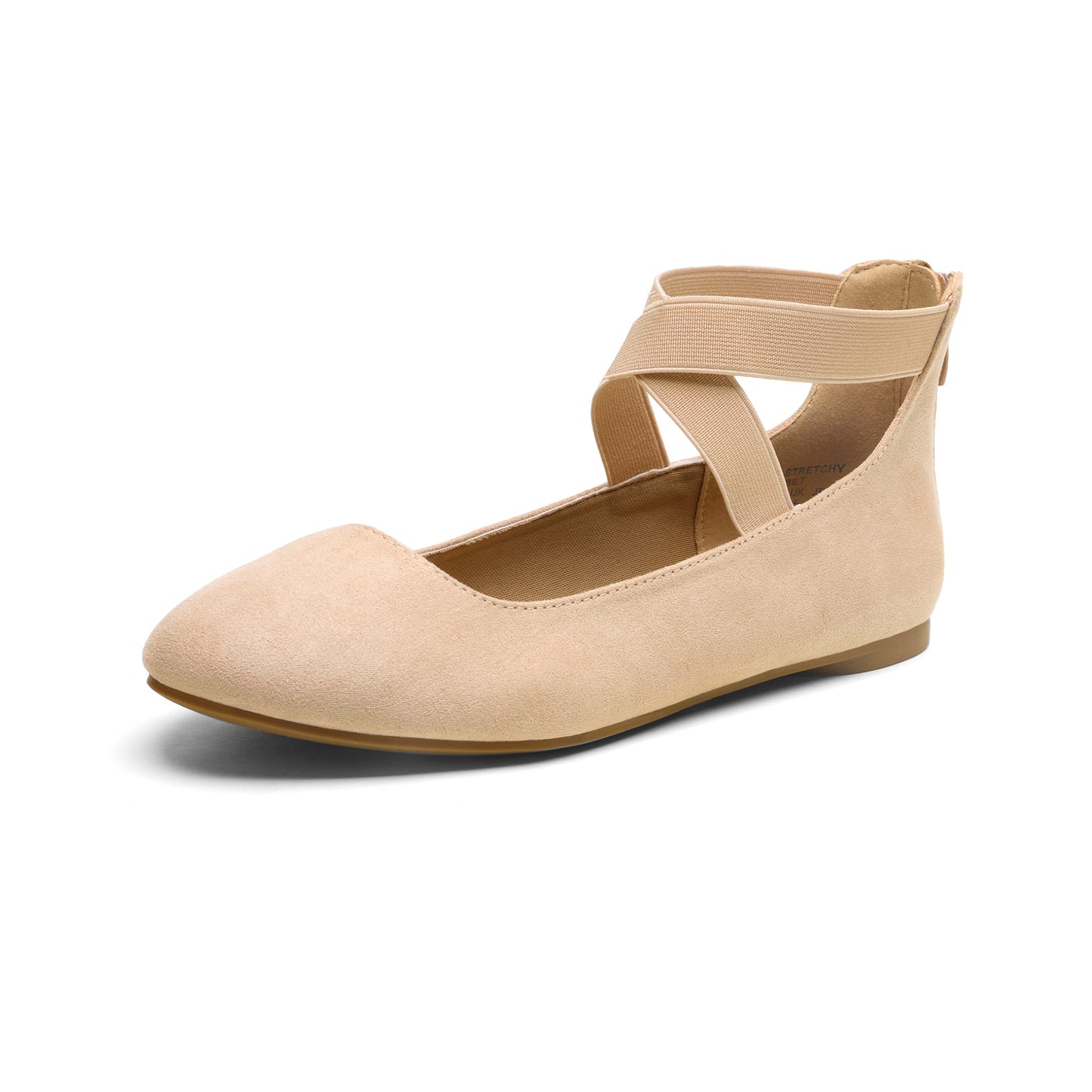 Women's Comfortable Fashion Elastic Ankle Strap Flats Shoes