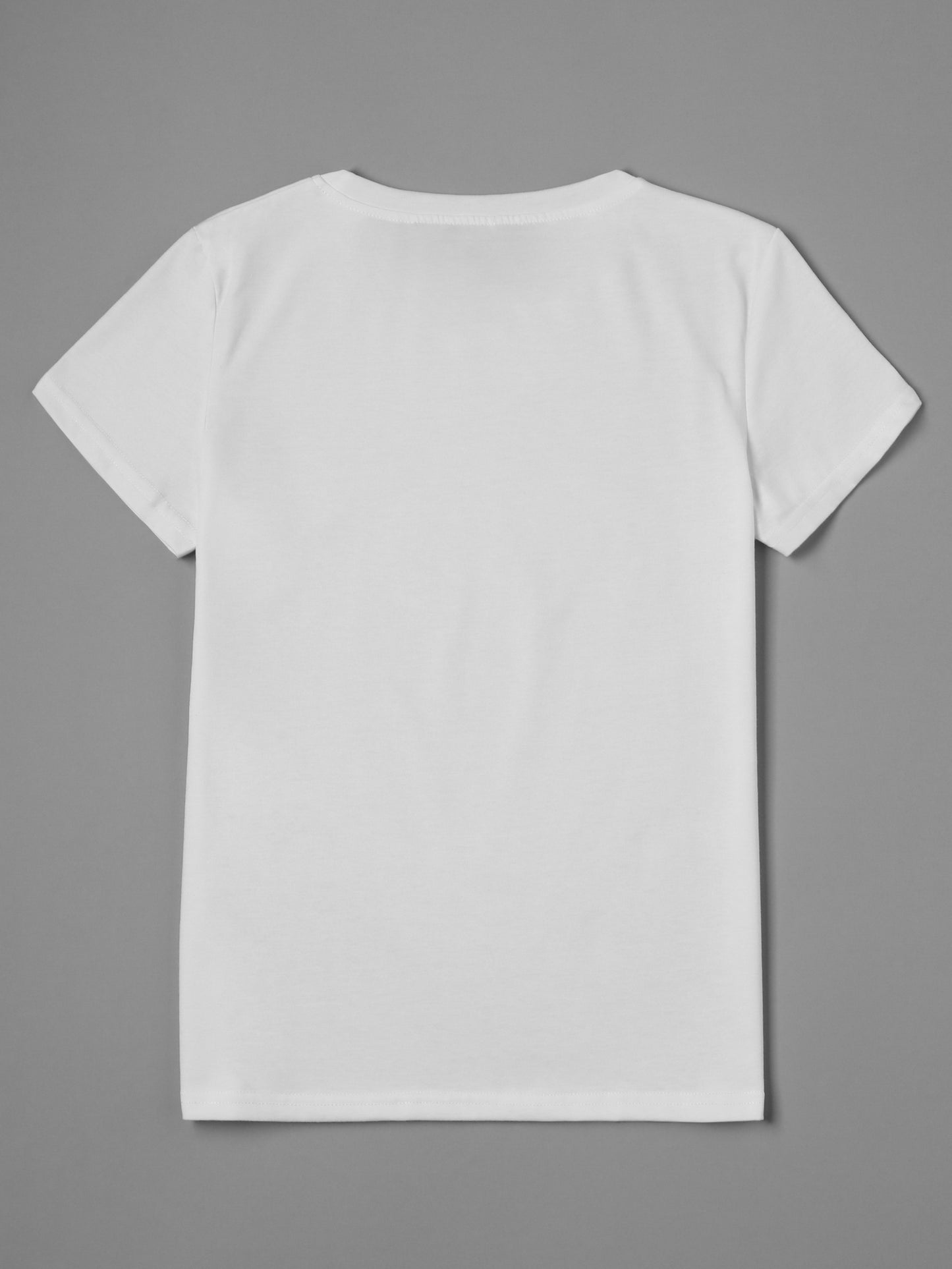 Women Crew Neck Letter Print T Shirt Multipack Casual