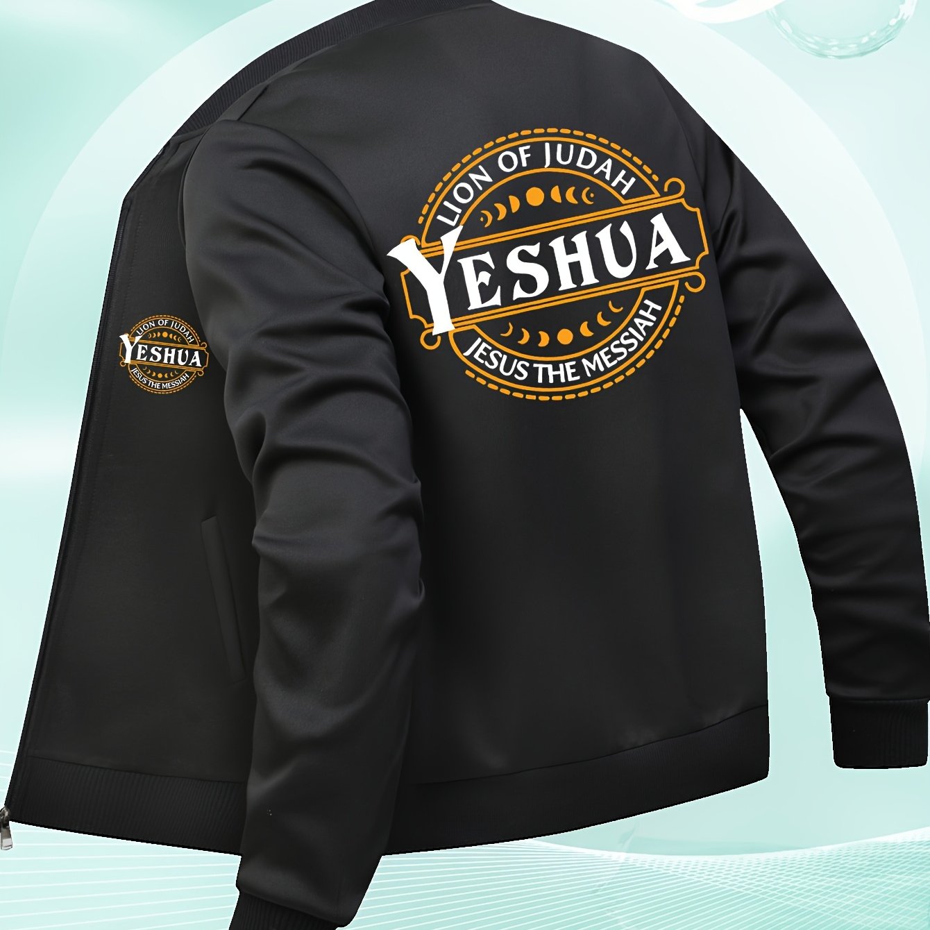 In His Divine Power Religious Bomber Jacket Judah Messiah