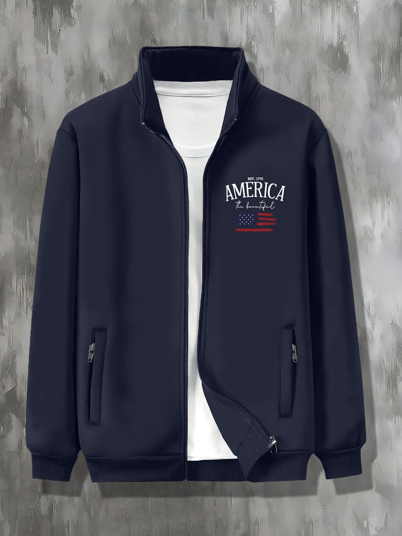 America The Beautiful Printed Jacket