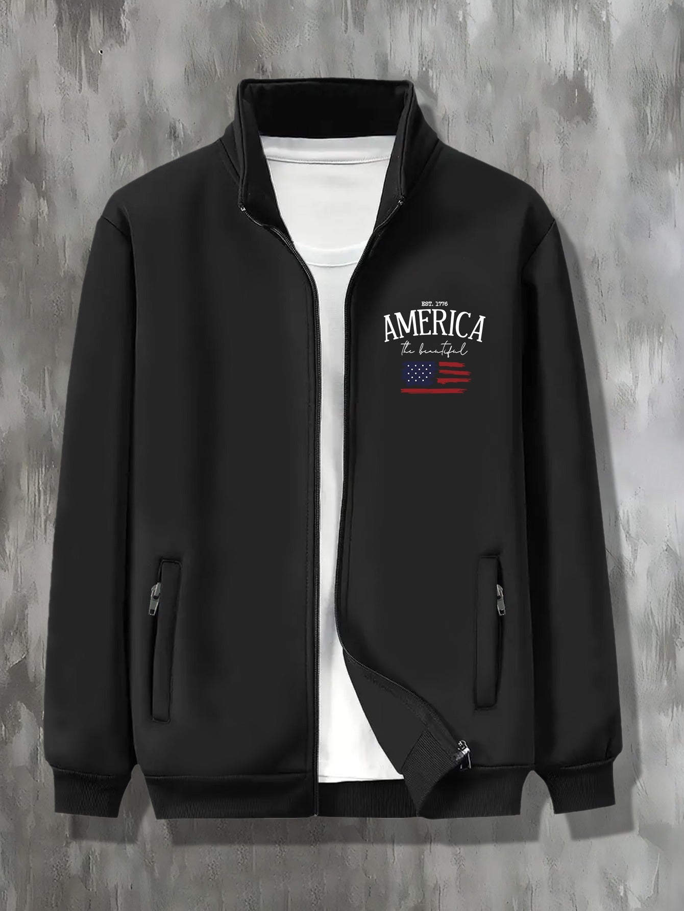 America The Beautiful Printed Jacket