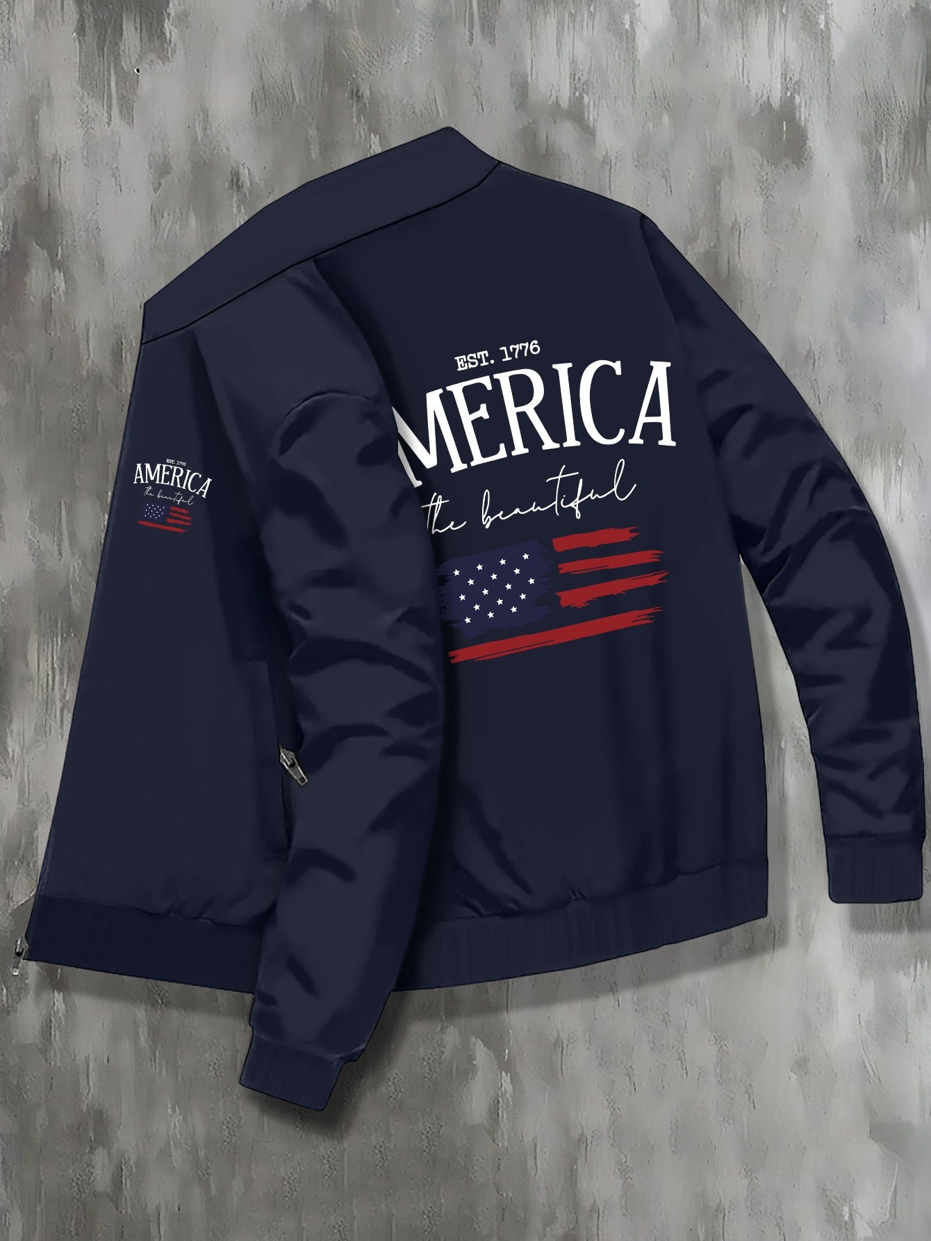 America The Beautiful Printed Jacket