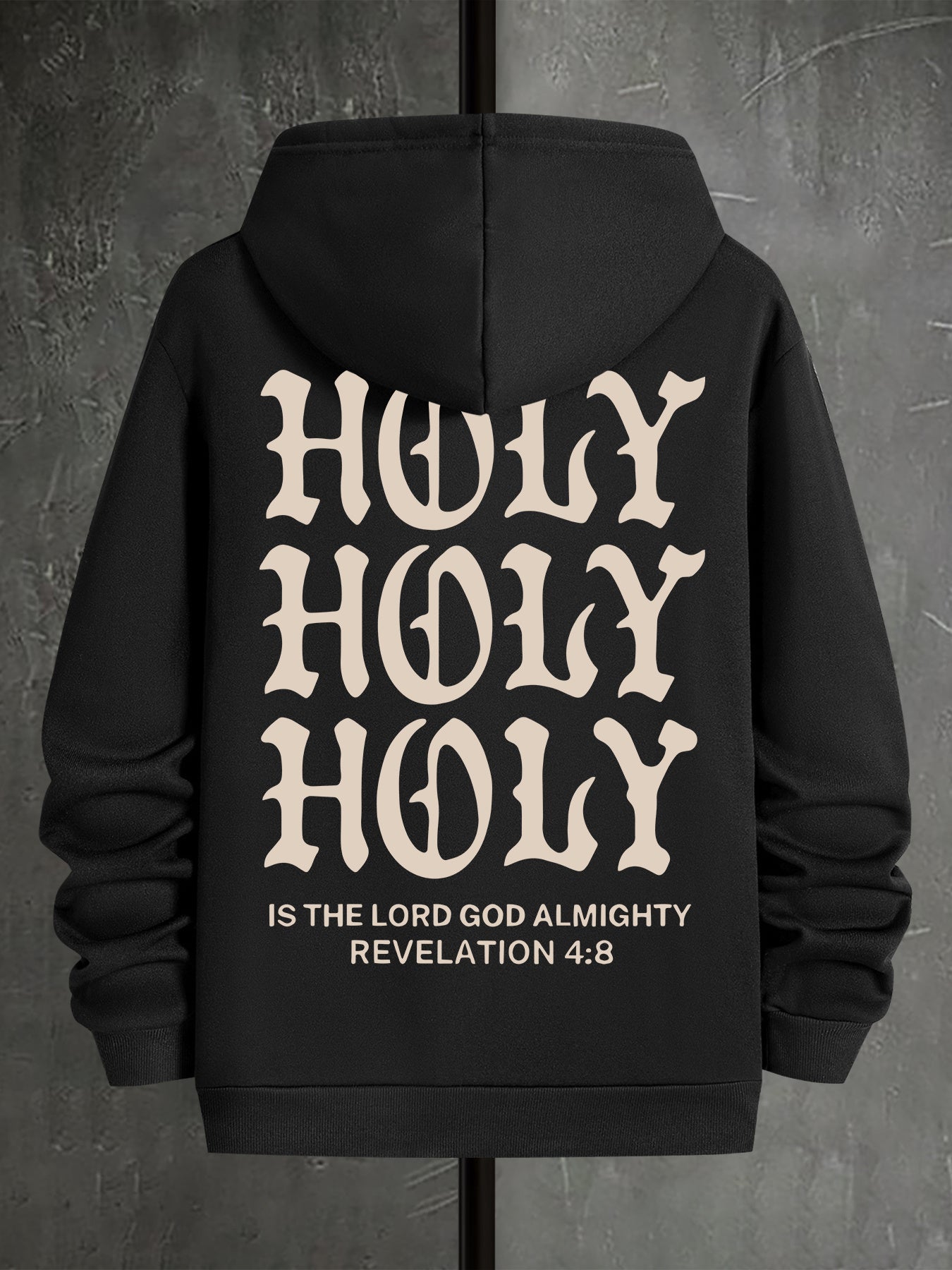 Hooded Geometric Print Hoodie For Men Spring Fall Season