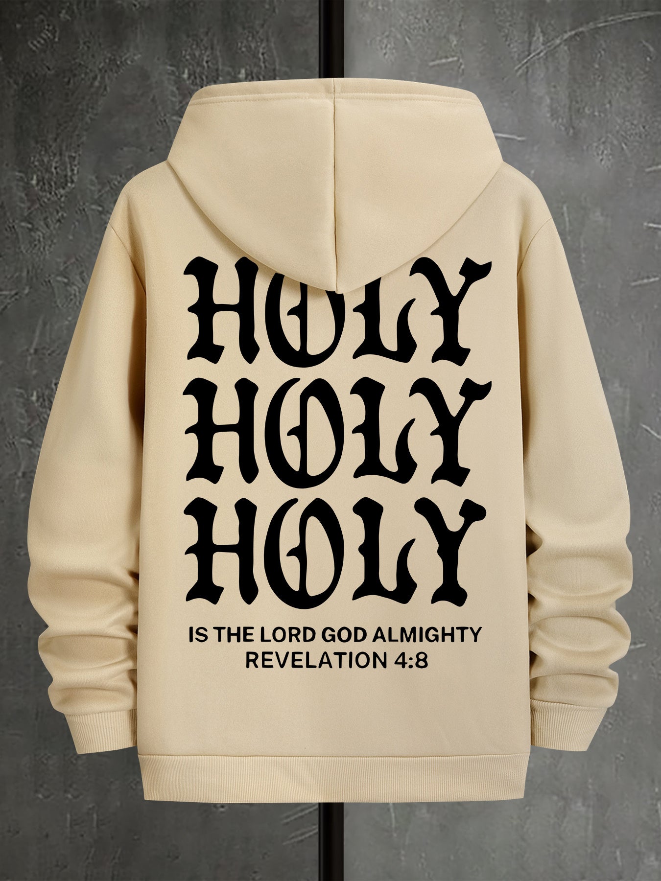 Hooded Geometric Print Hoodie For Men Spring Fall Season