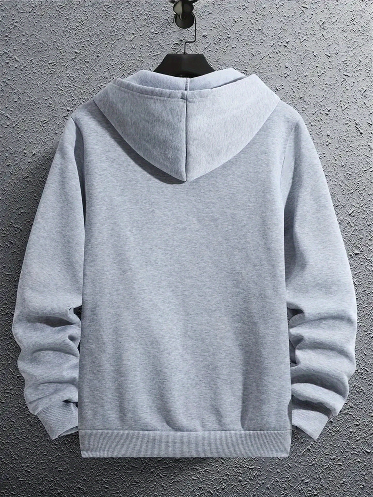 In His Divine Power Mens Zip Hoodie Kangaroo Pocket