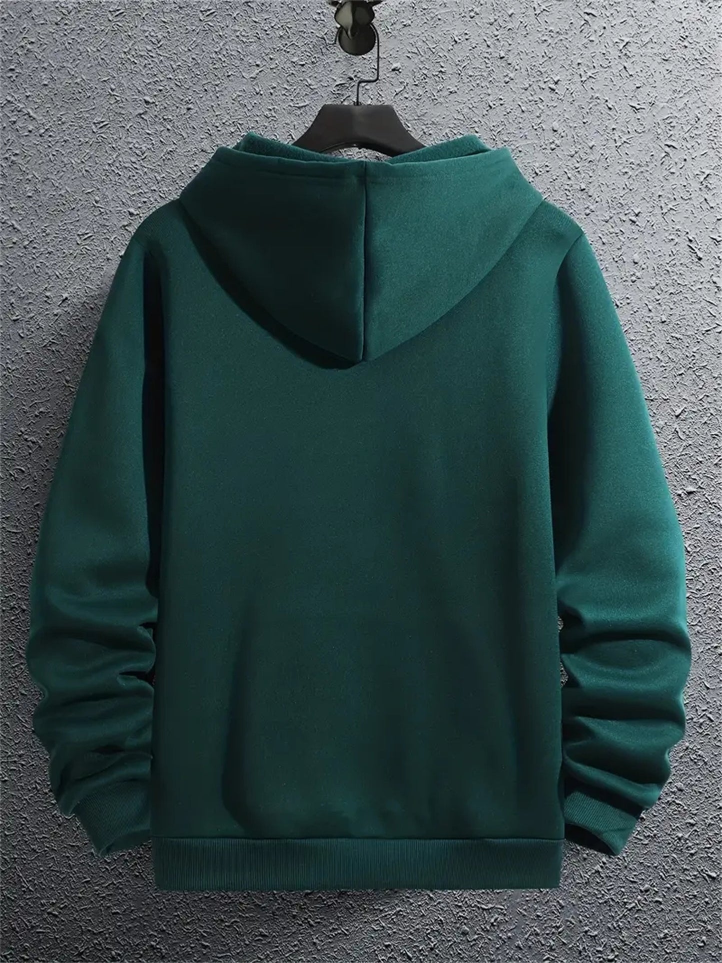 In His Divine Power Mens Zip Hoodie Kangaroo Pocket
