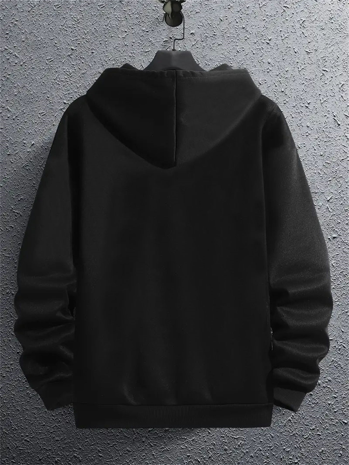 In His Divine Power Mens Zip Hoodie Kangaroo Pocket