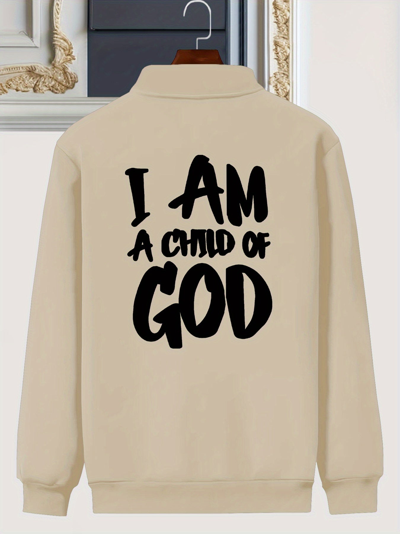 IHDP God Element Print Stand Collar Jacket Autumn Winter
