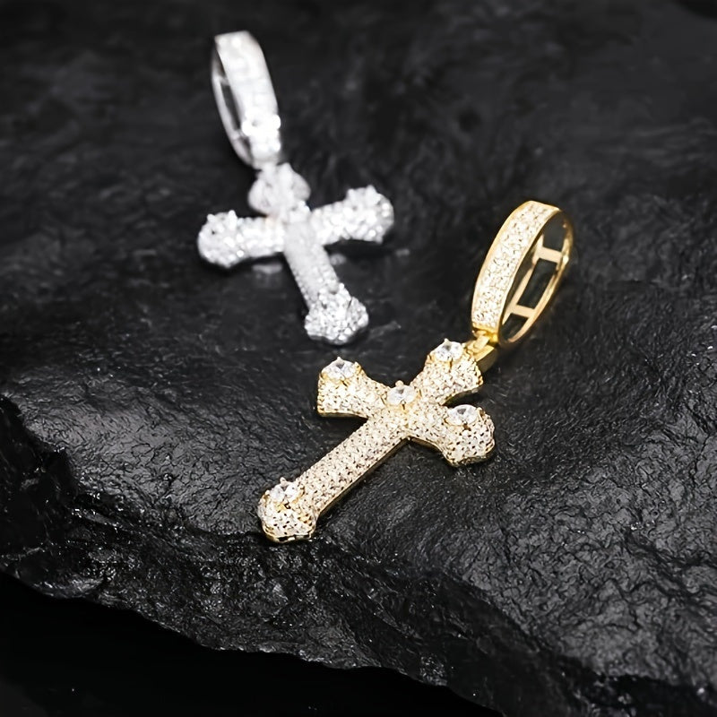 Exquisite S925 Sterling Silver Moissanite Pendant Necklace Elegant 18K Gold Plated