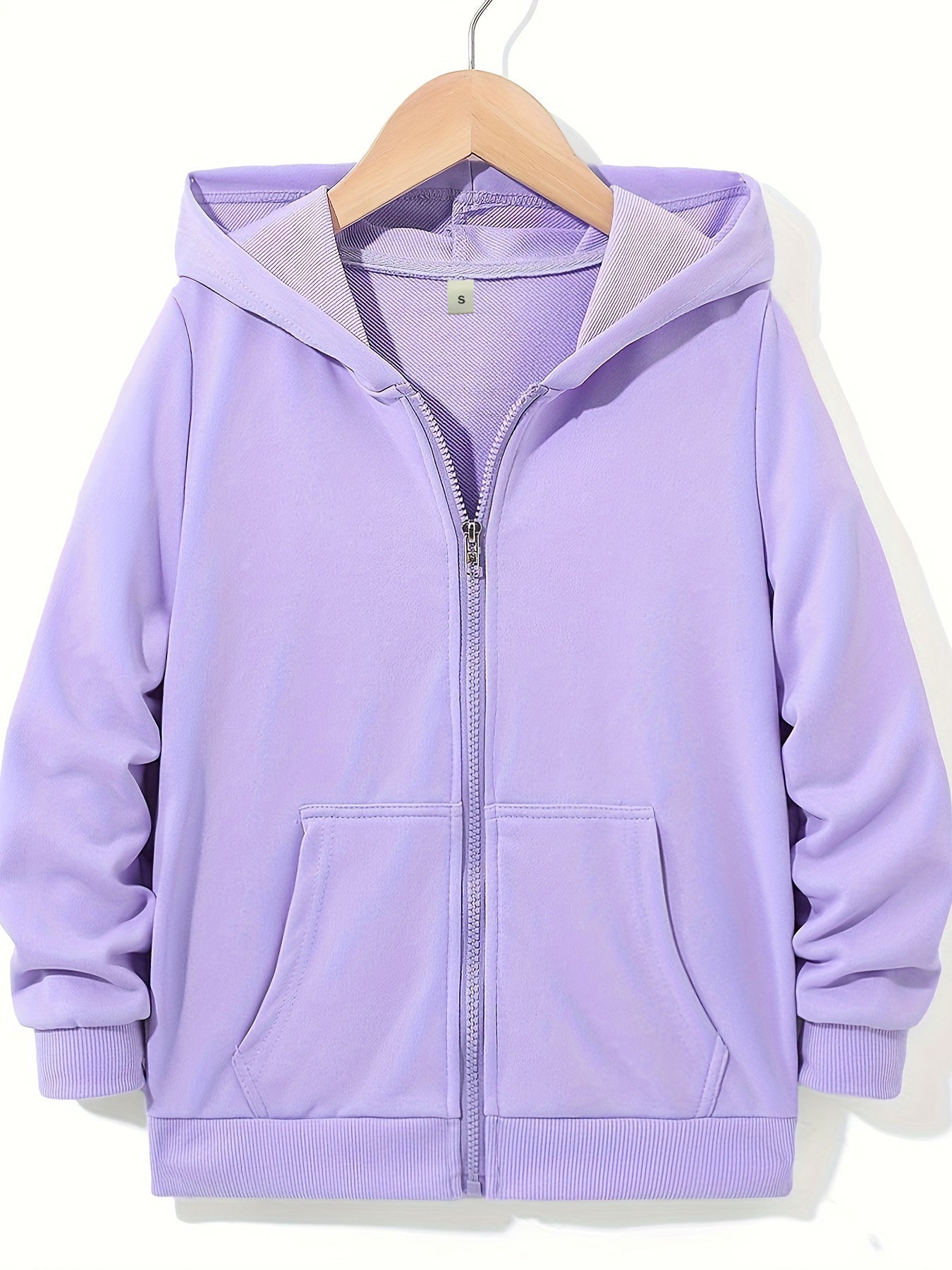Long Sleeve Hooded Zip Up Sweatshirt With Jesus Print