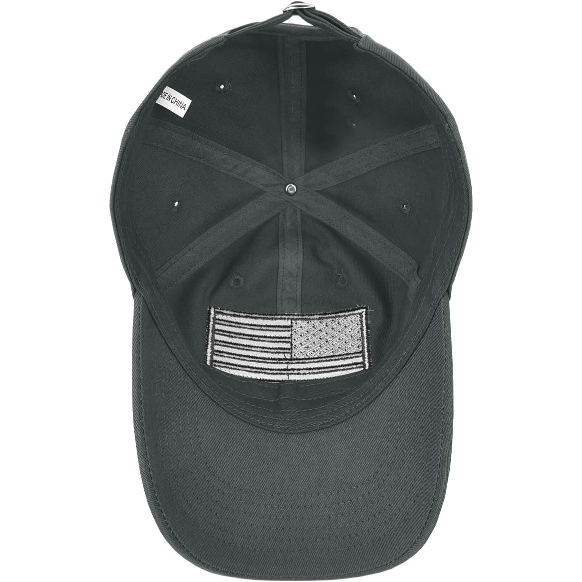 2 Baseball Caps, Adjustable Fit, Lightweight, USA Flag