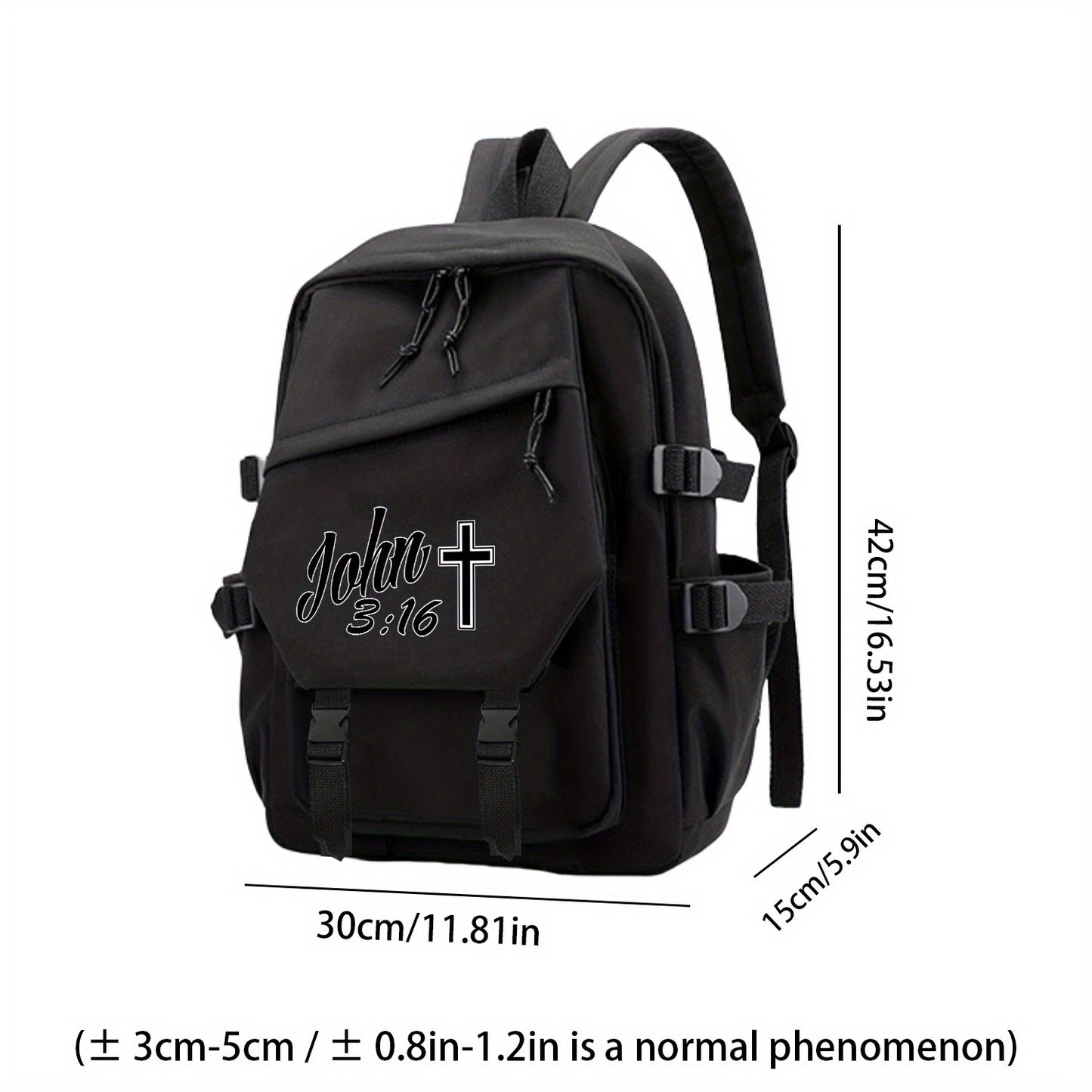 IHDP Bible Verse Backpack Inspirational Everyday Use