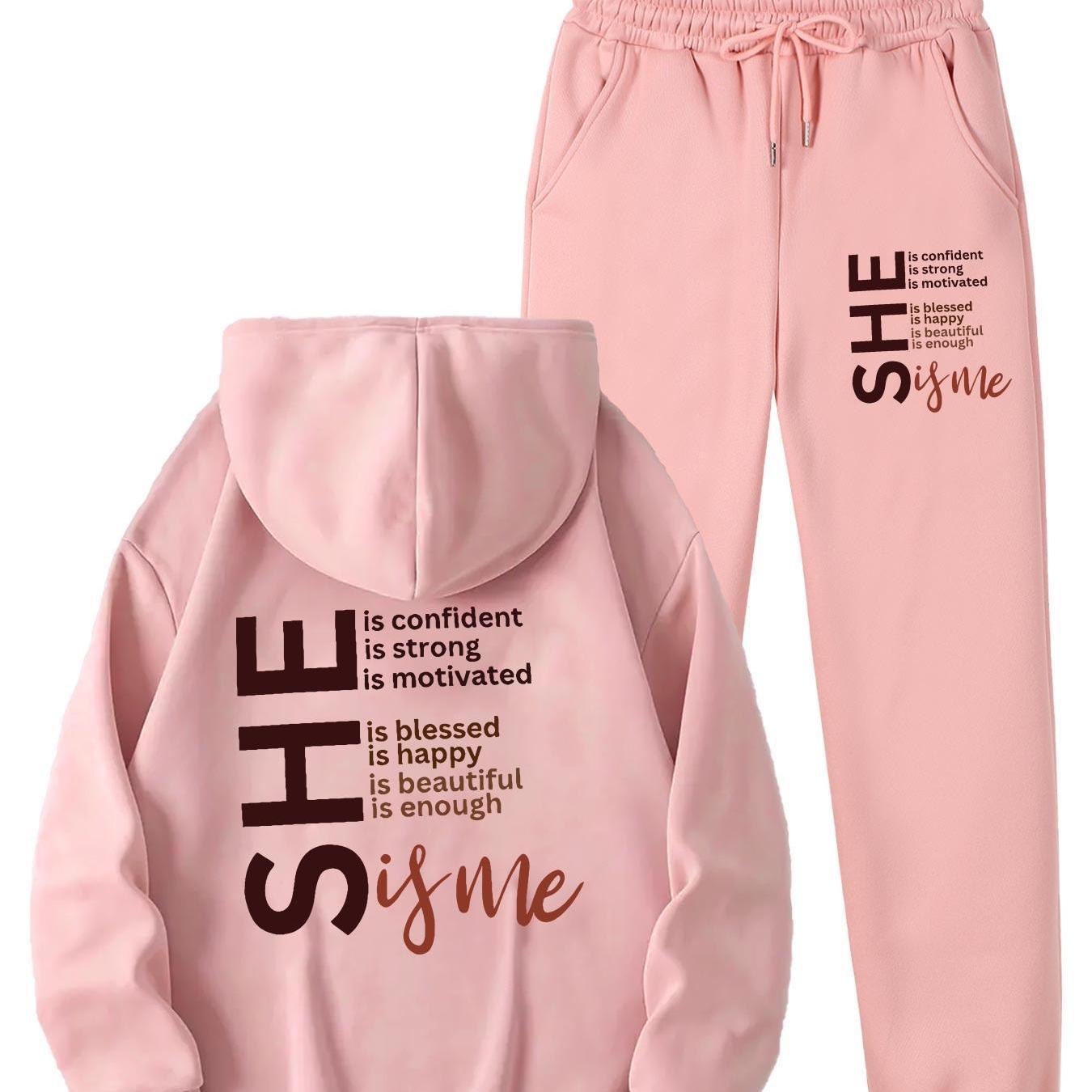 Fleece Lined Hoodie and Sweatpants Set