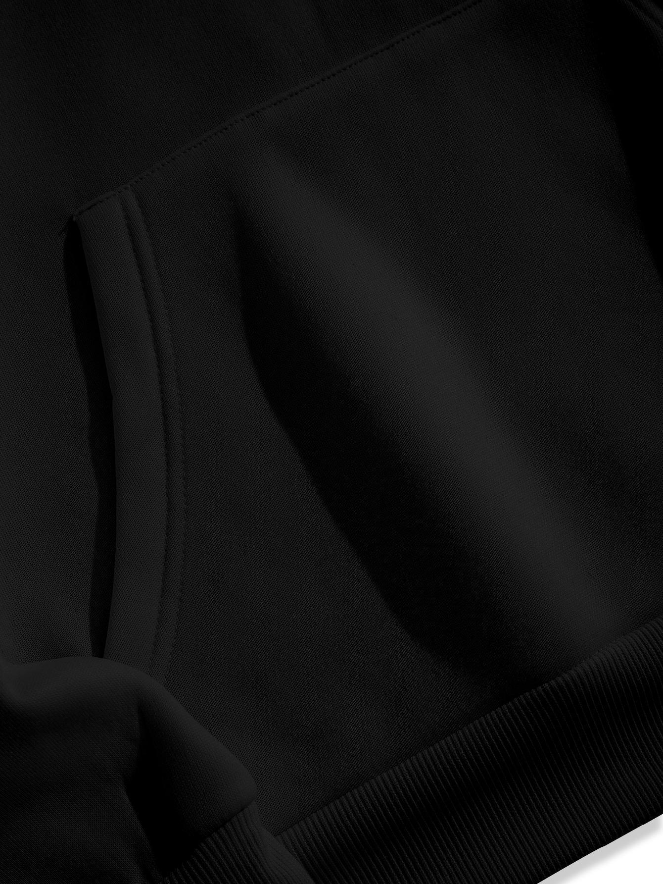 Mens Polyester Hoodie Be Patient God Is Working Pullover