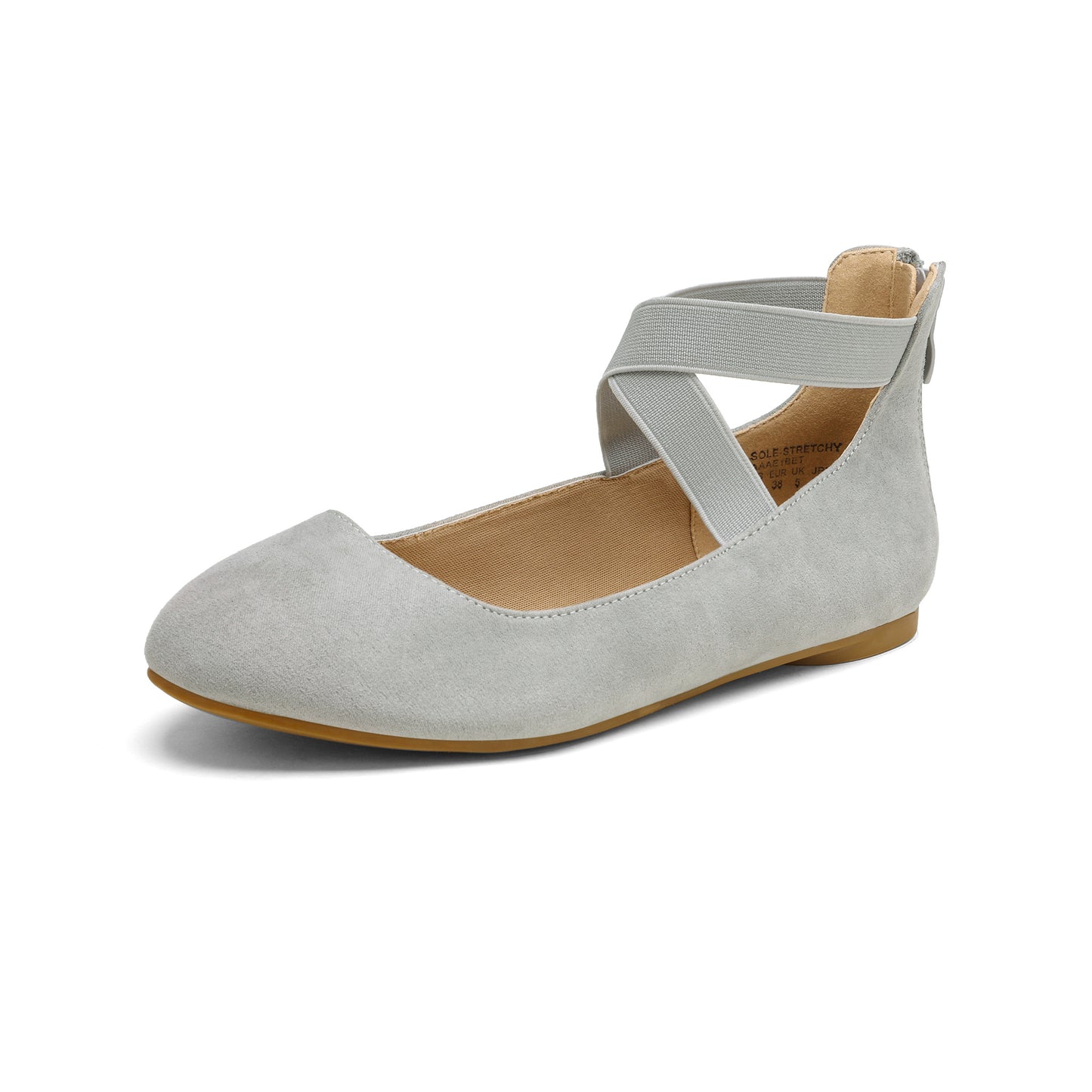 Women's Comfortable Fashion Elastic Ankle Strap Flats Shoes