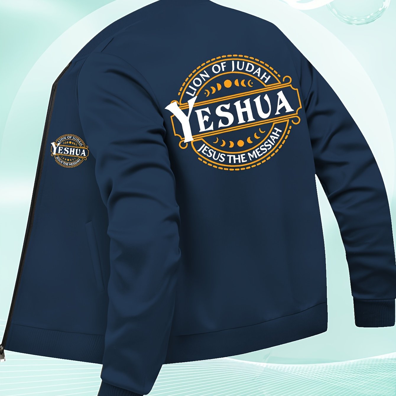In His Divine Power Religious Bomber Jacket Judah Messiah