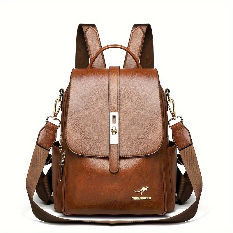 In His Divine Power Vintage Anti Theft Backpack Purse
