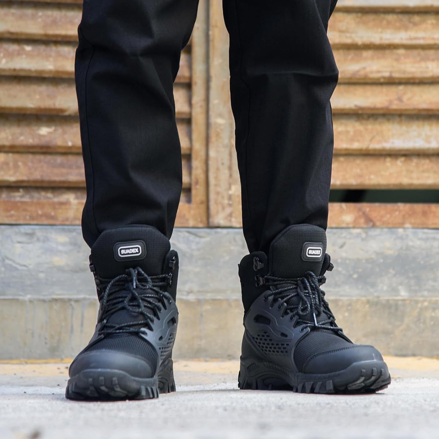Lightweight Steel Toe Safety Boots Waterproof Construction
