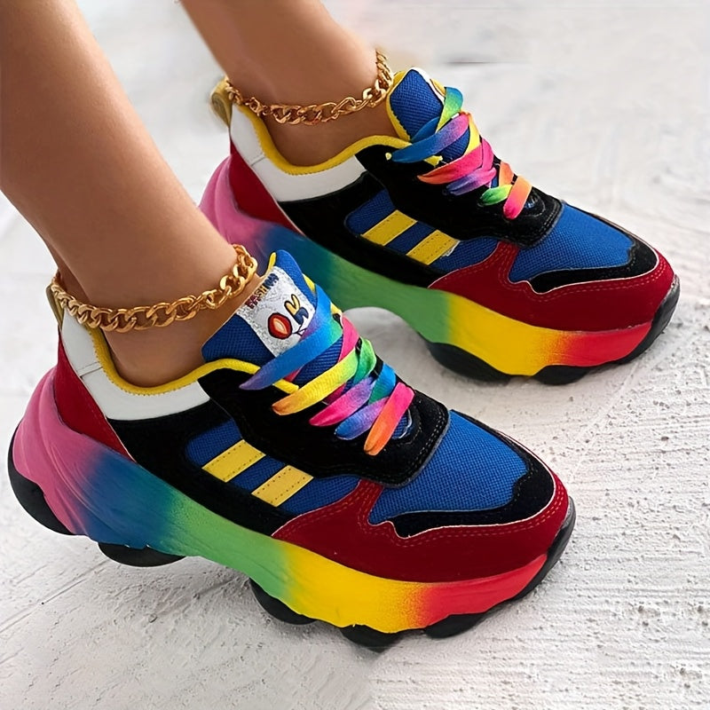 2025 New Breathable Colored Women's Casual Sneakers
