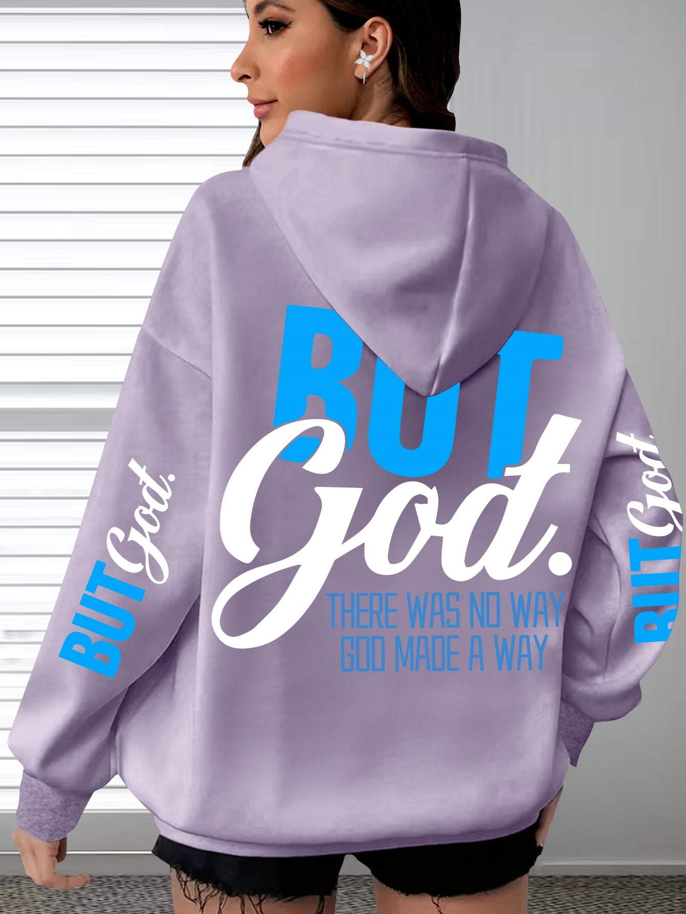 In His Divine Power But God Hooded Sweatshirt Everyday