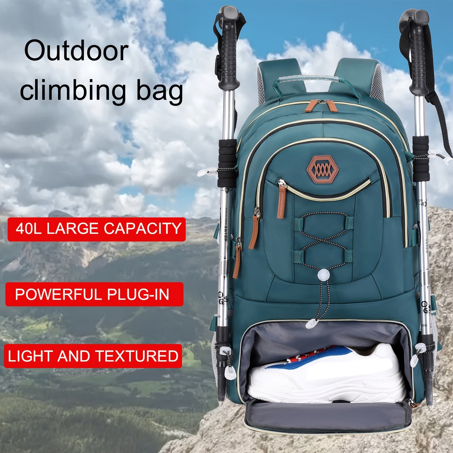 Dur Travel Backpack with Laptop Compartment and USB Port