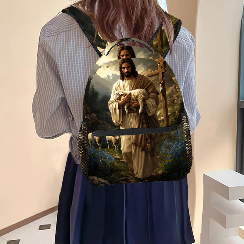 Resurrection Jesus And The Lamb Lightweight Travel Backpack