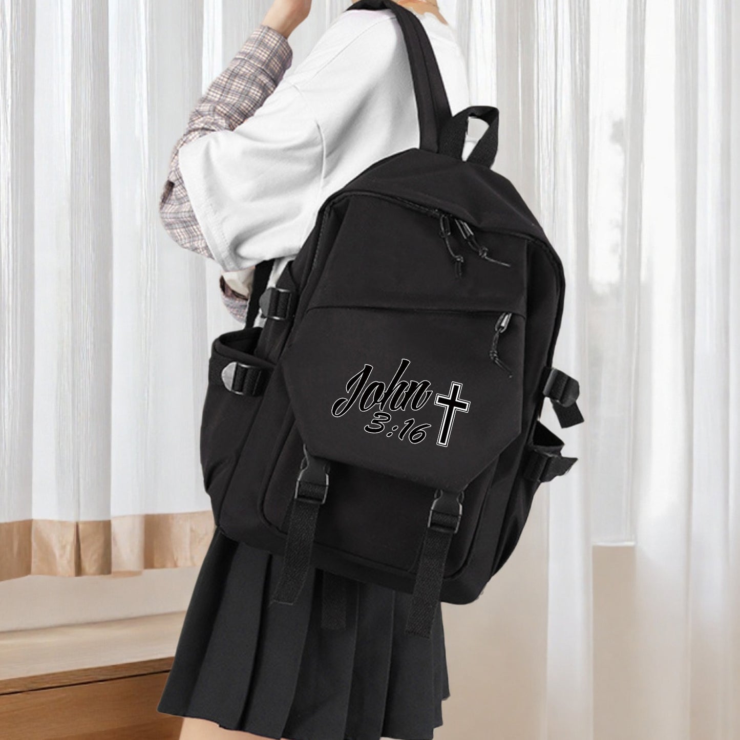 IHDP Bible Verse Backpack Inspirational Everyday Use