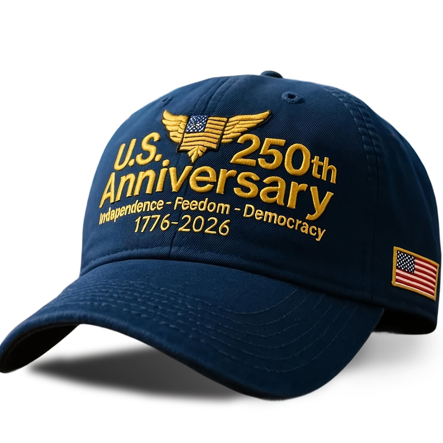 2pcs USA Patriotic Baseball Caps 250th Anniversary of Independence
