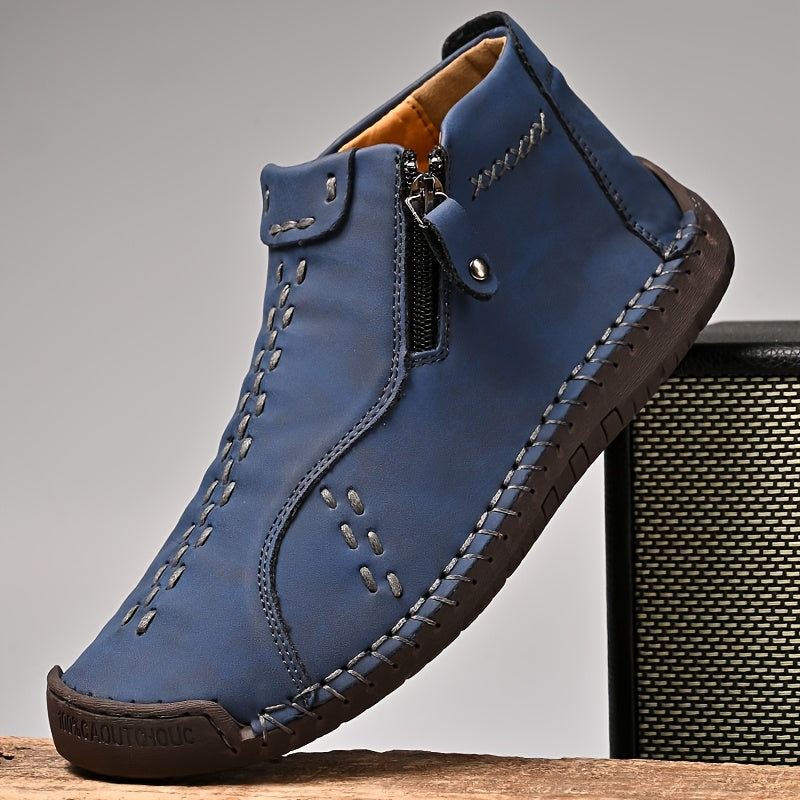 Men's Casual Fashion Ankle Booties for Commuting and Walking Shoes