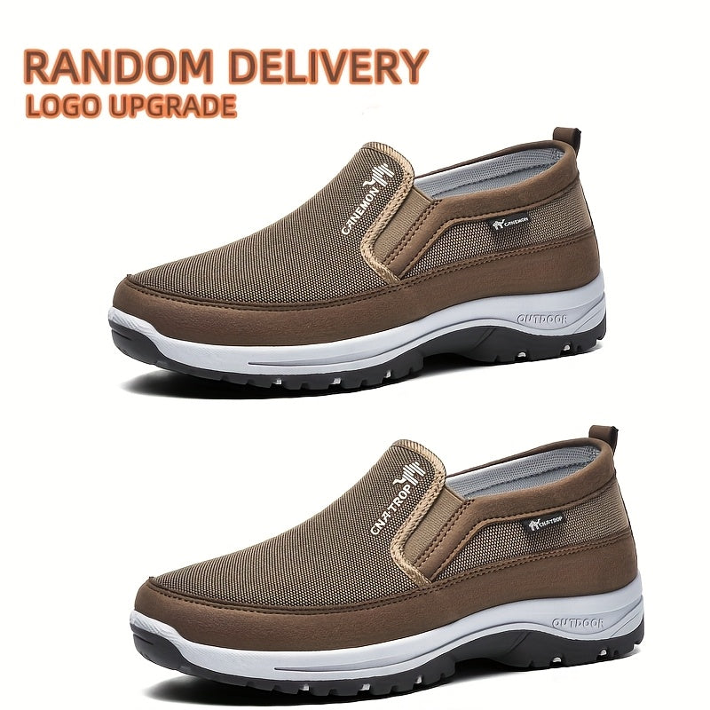 Cnatrop Men Arch Support Slipon Breathable Non Slip Shoes