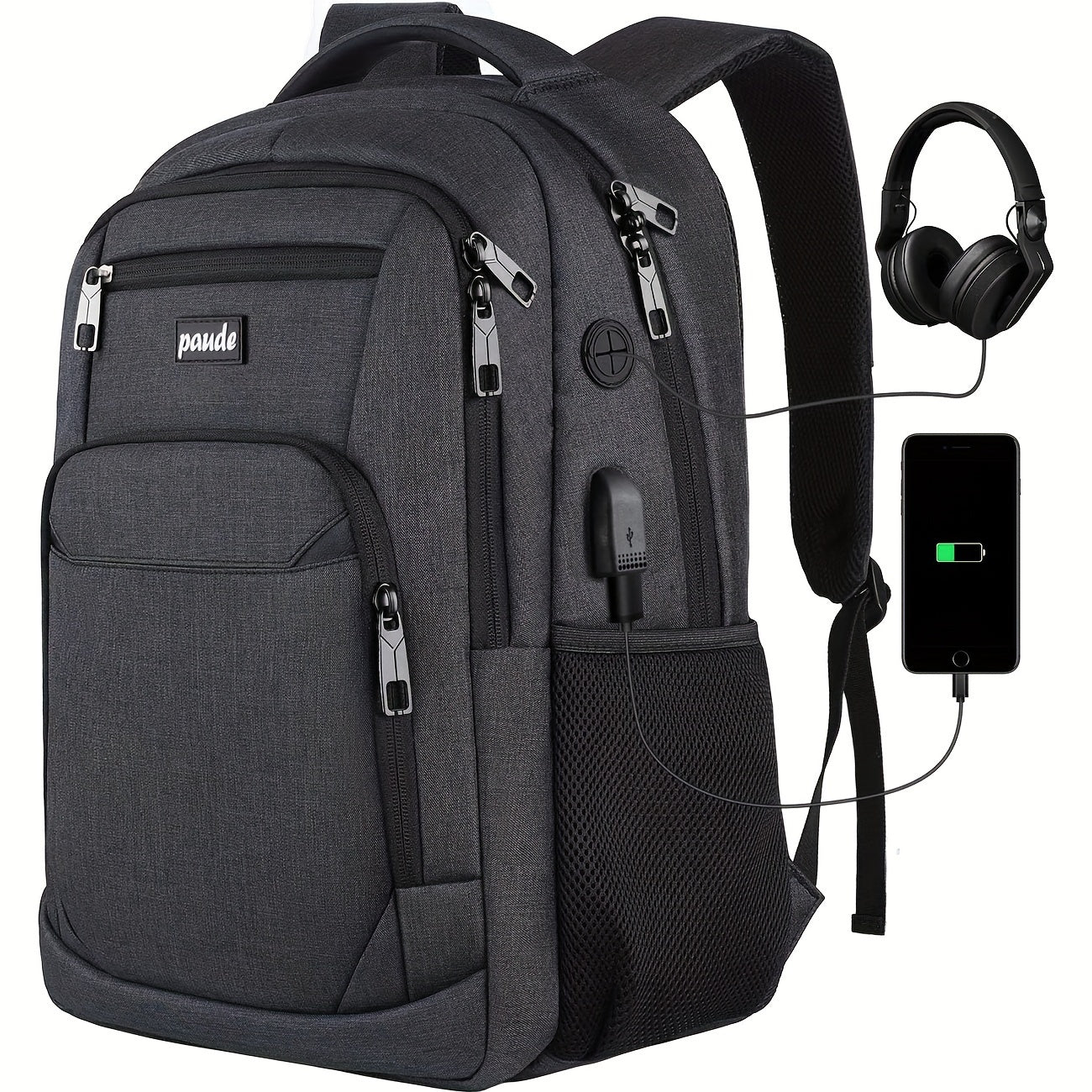 Laptop Backpack With USB Charging Port For Travel Everyday