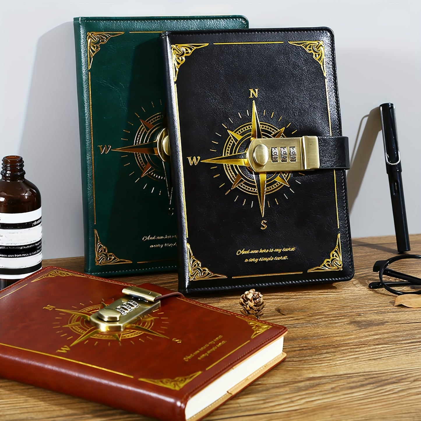 Retro Password Diary With Lock For Girls And Women