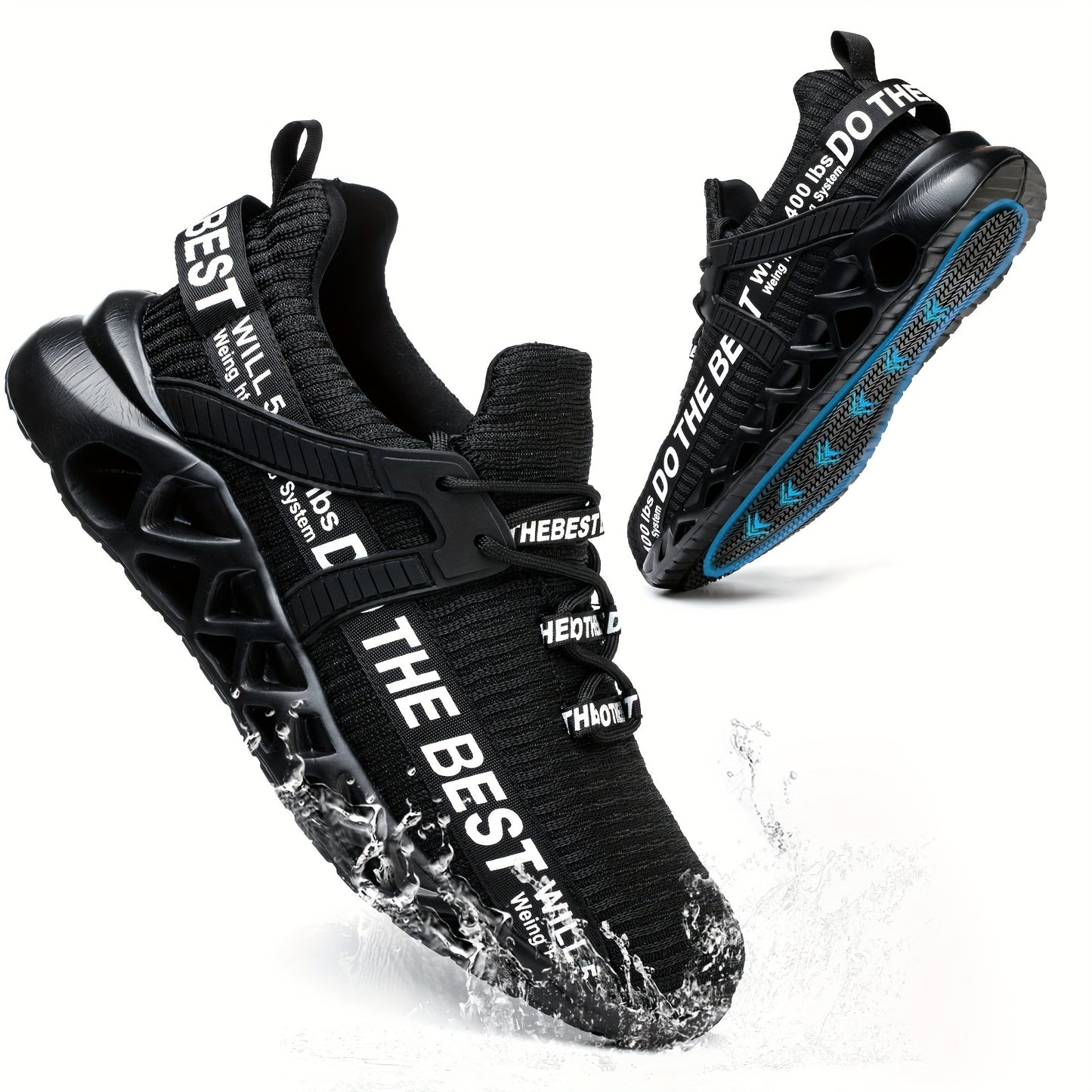 Men's Work Safety Shoes Puncture Resistant Slip Resistant Steel Toes Breathable Lightweight Odor Resistant for Industrial Construction Sites