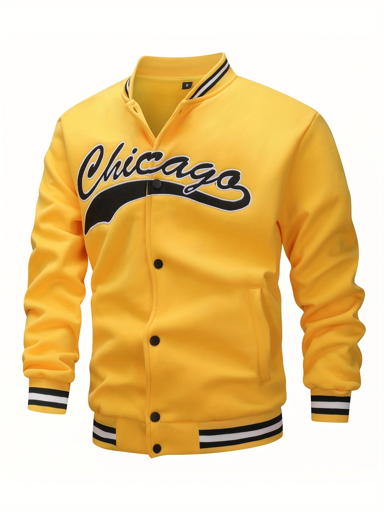 Chicago Style Baseball Jacket Men