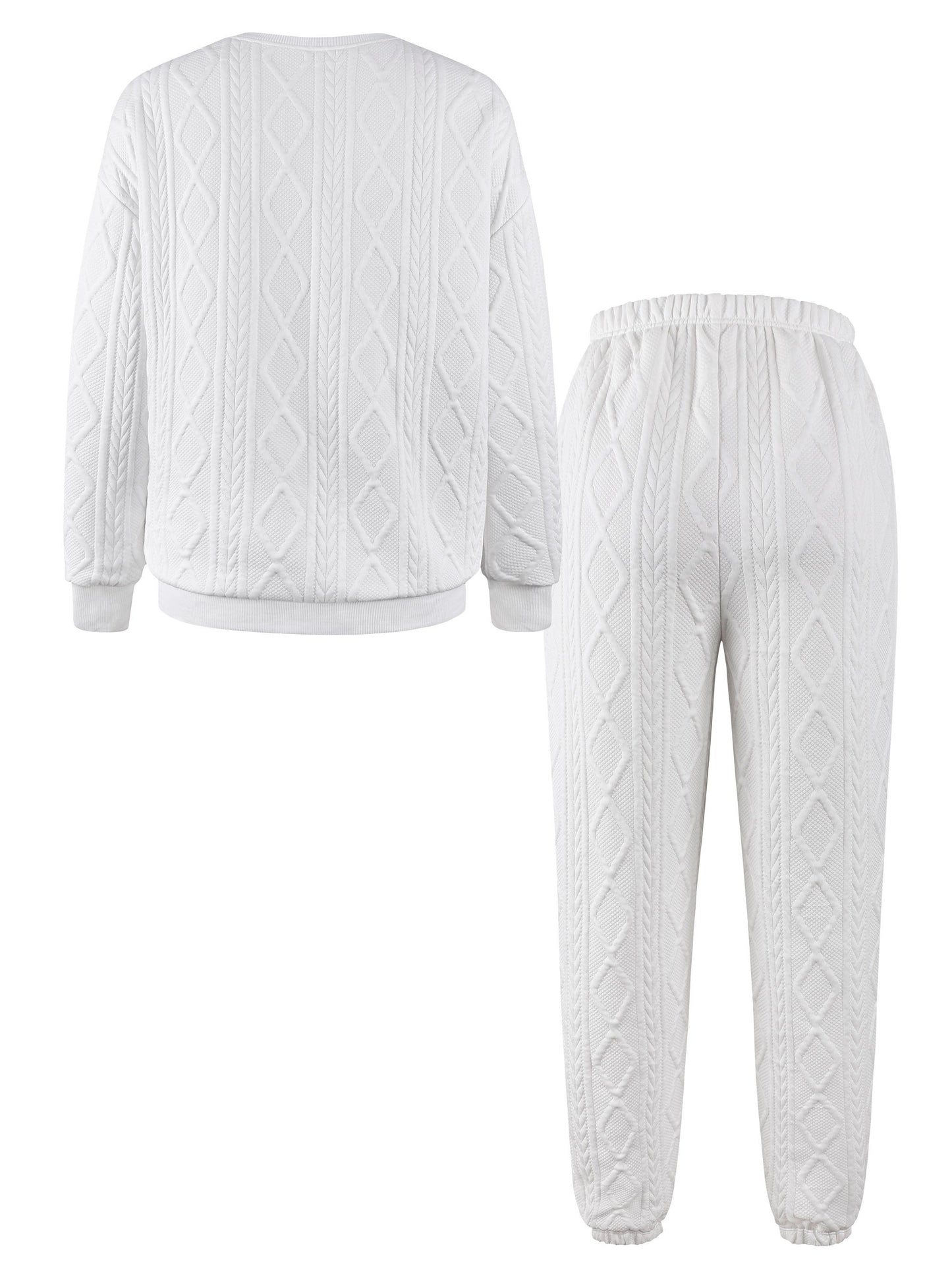 IHDP Chic Off Shoulder Sweatshirt And Joggers Set Polyester