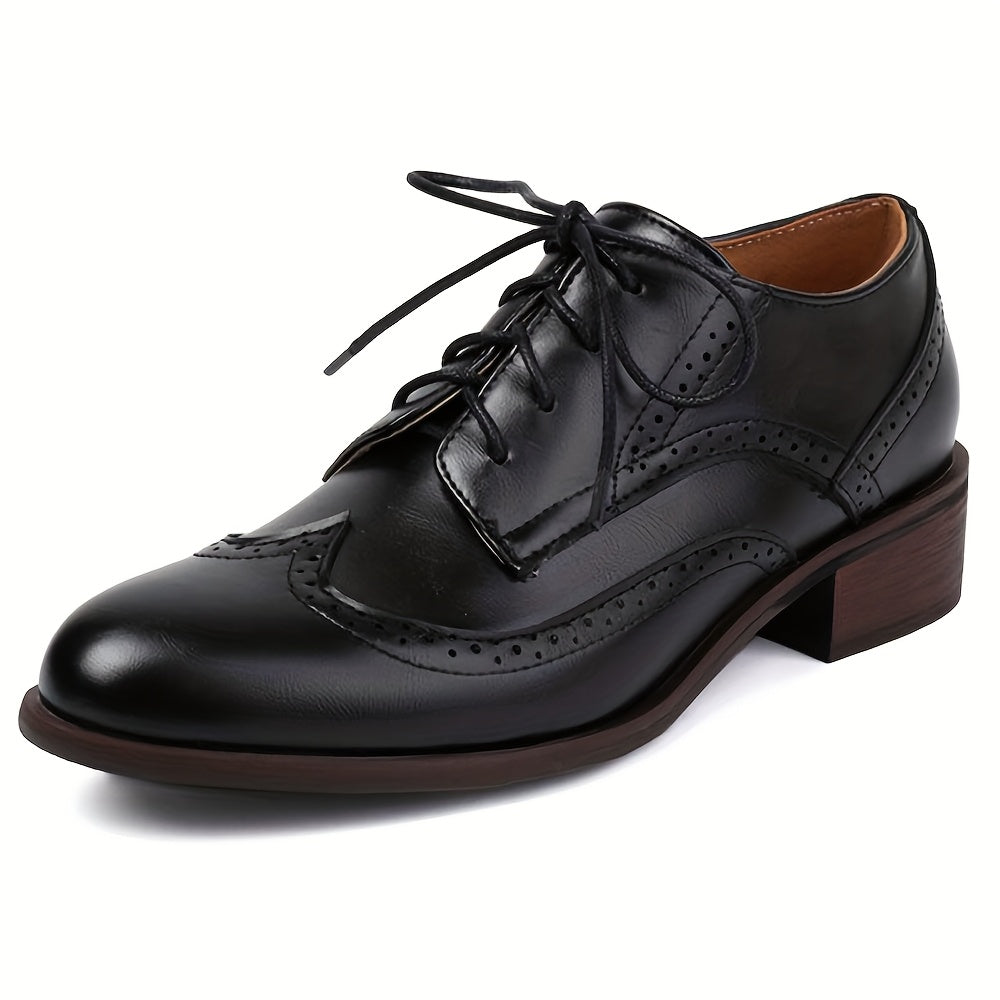 Women's Lace Up Oxford Dress Shoes Wingtip
