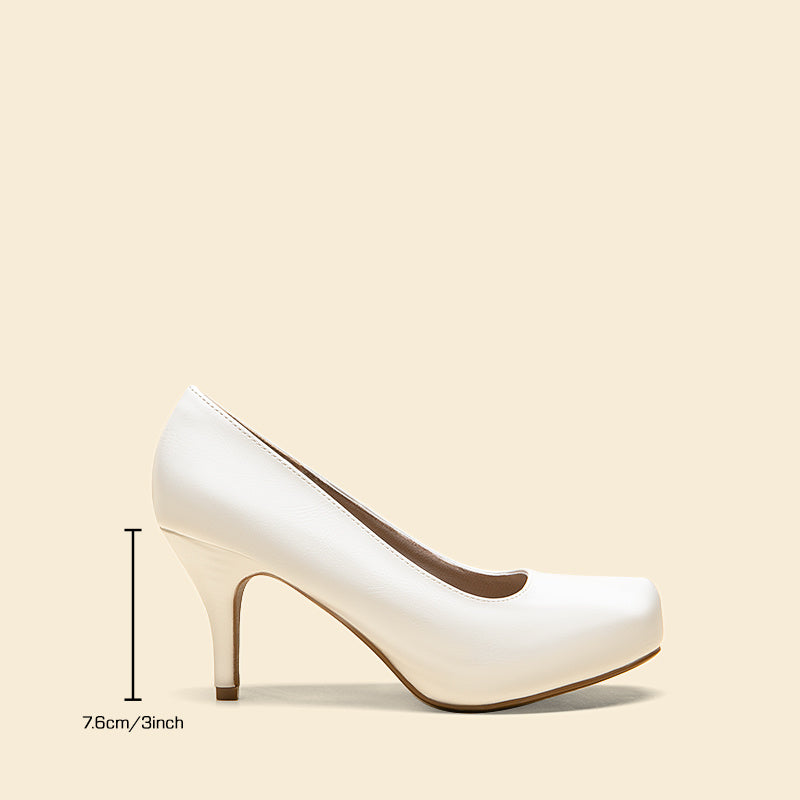 Women's Classic Elegant Versatile Low Stiletto Heels