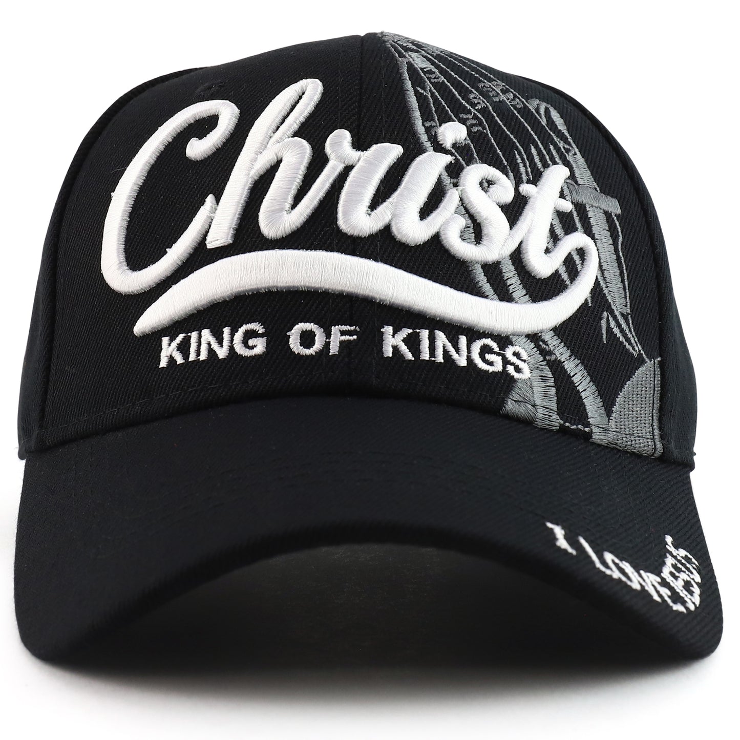 3D Christ King of Kings Embroidered Jesus Christian Ball Cap