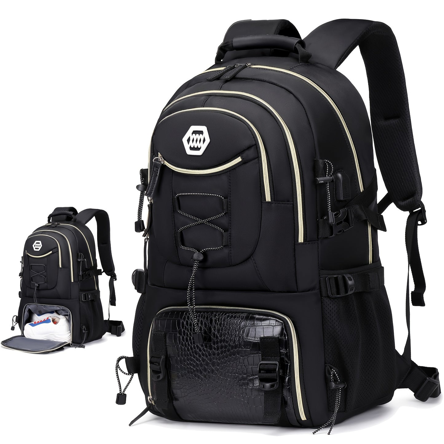 Dur Travel Backpack with Laptop Compartment and USB Port