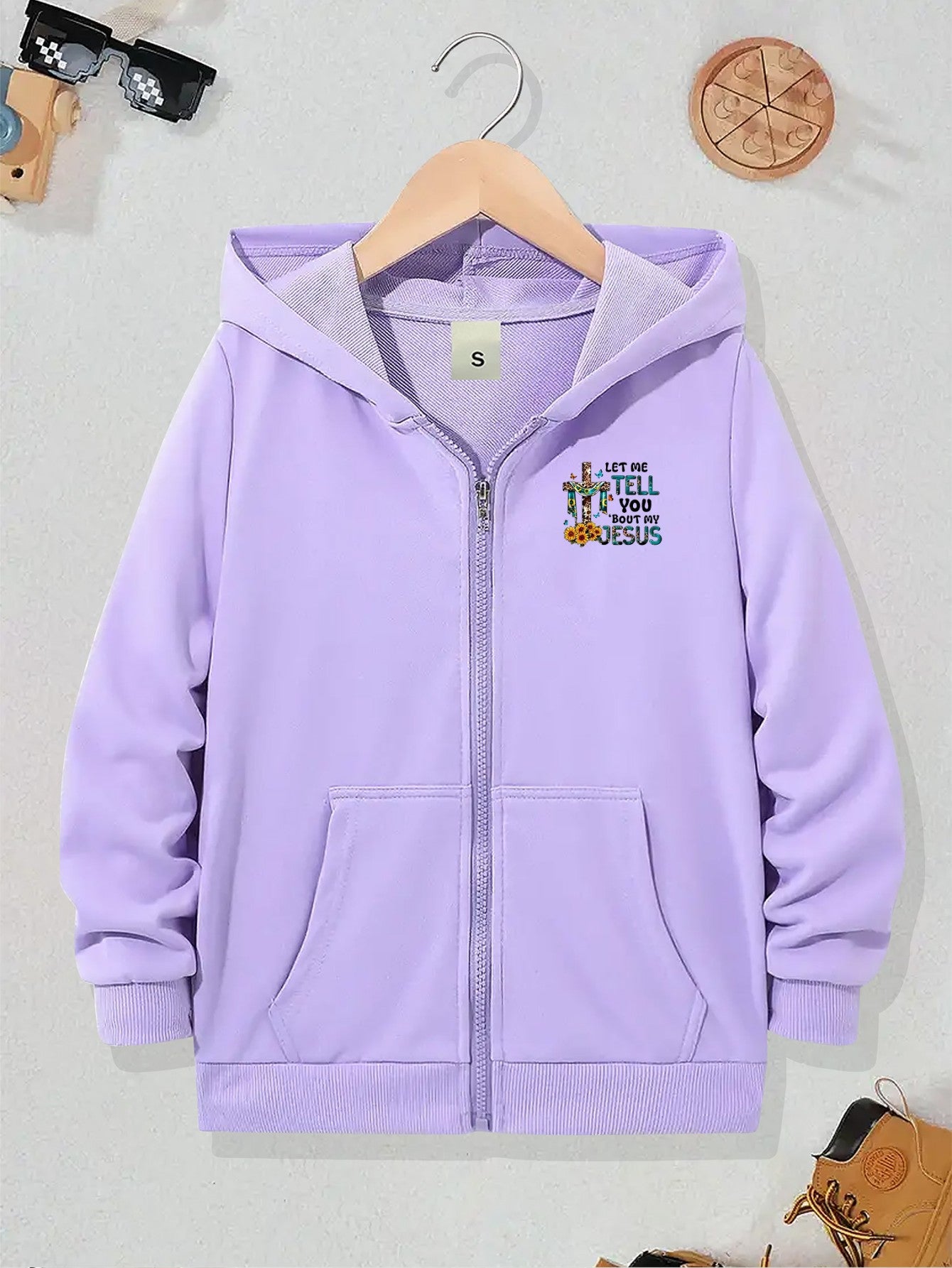 Women's Zip Up Hoodie Let Me Tell You About My Jesus