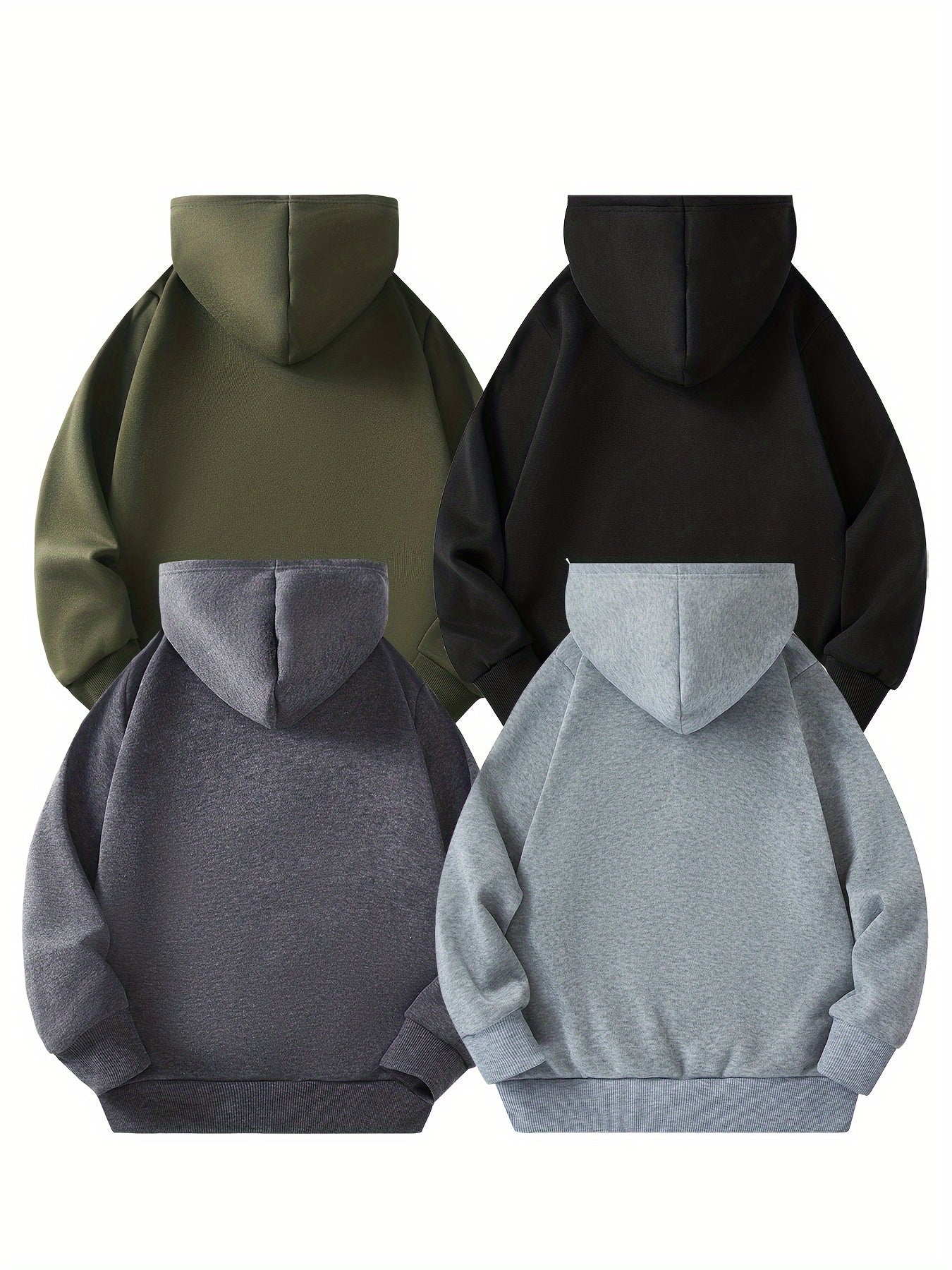 Divine Power Boys Zippered Hoodies Long Sleeve Pack